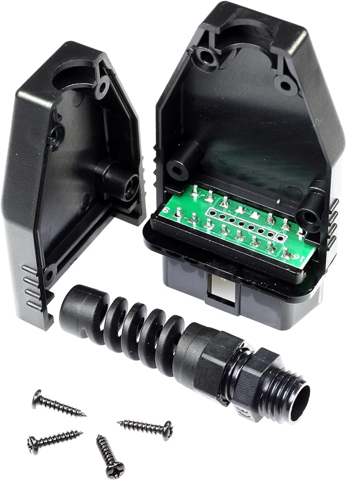 OBD2 Male Housing Board PCB OBD II Diagnostic Connector for Making Your Own Cable for Car