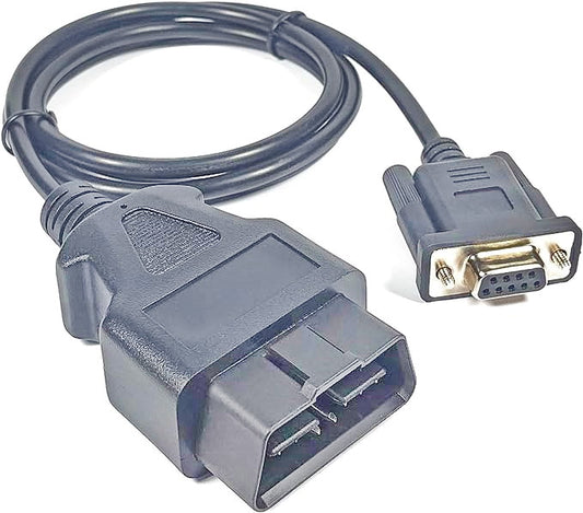 UART Female DB9 Port to OBD2 OBDII 16PIN Cable Fits USB2CAN Module of InnoMaker