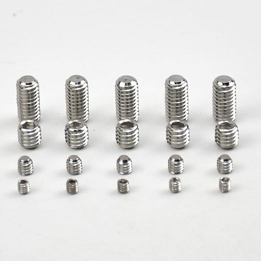 Screws M2 M3 M4 M5 M6 M8 Grub Screws Assortment Stainless Steel  Head Allen Screw with Allen
