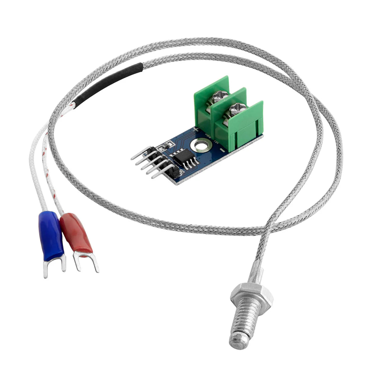 MAX6675 Temperature Sensor with Probe K-Type and Jumper Wire for Raspberry Pi