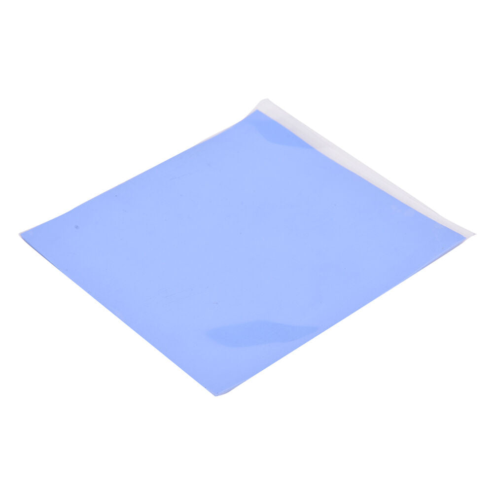 Blue GPU CPU Heatsink Cooling Thermal Conductive Silicone Pad 100mmx100mmx0.5mm