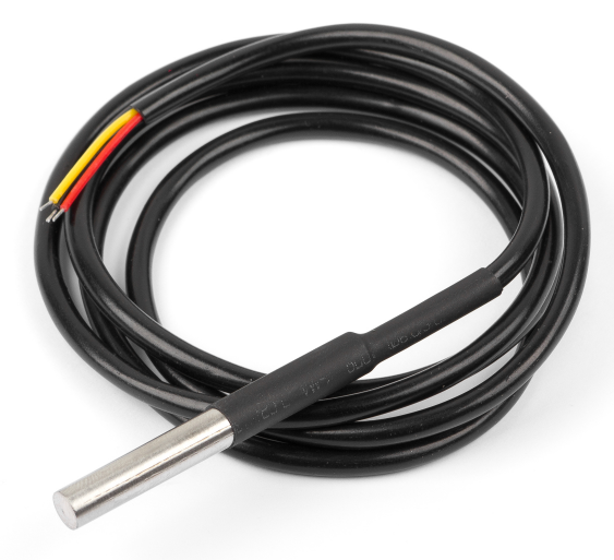 3M Cable DS18B20 Digital Stainless Steel Temperature Sensor Temperature Sensor Waterproof Compatible with Arduino and Raspberry Pi