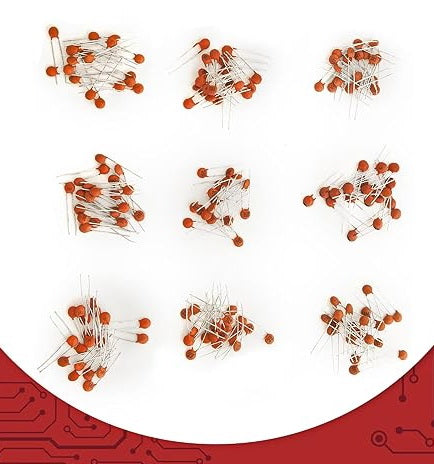 Ceramic Capacitors Assortment Compatible with Arduino