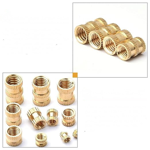Threaded insert M2 M2.5 M3 M4 M5 M6 Brass Threaded Bushings  Nuts Embedding Nuts For Plastic Parts By Heat Or Ultrasonic In 3D Printer Parts