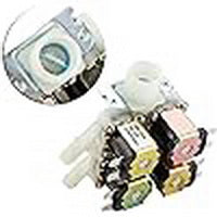 Samfox 1 In 4 Out Plastic Water Solenoid Valve 12V DC DN20 G3/4 Inch Normally Closed Inlet N/C Water Drain Flow Switch Solenoid Valve Quick Connect