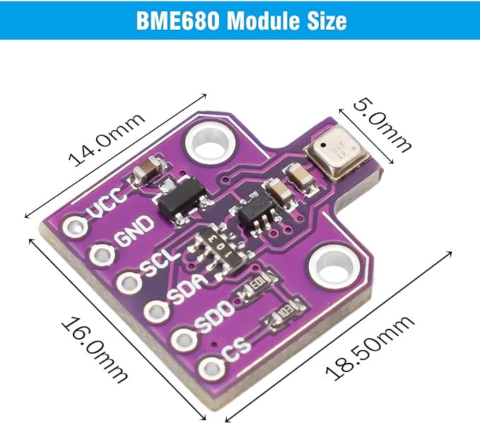 CJMCU-680 BME680 Temperature Humidity Pressure Sensor Module Ultra-small