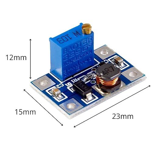 DC-DC Step Up Converter SX1308 Adjustable Boost Converter 2V-24V to 2V-28V 2A Voltage Regulator Power Supply