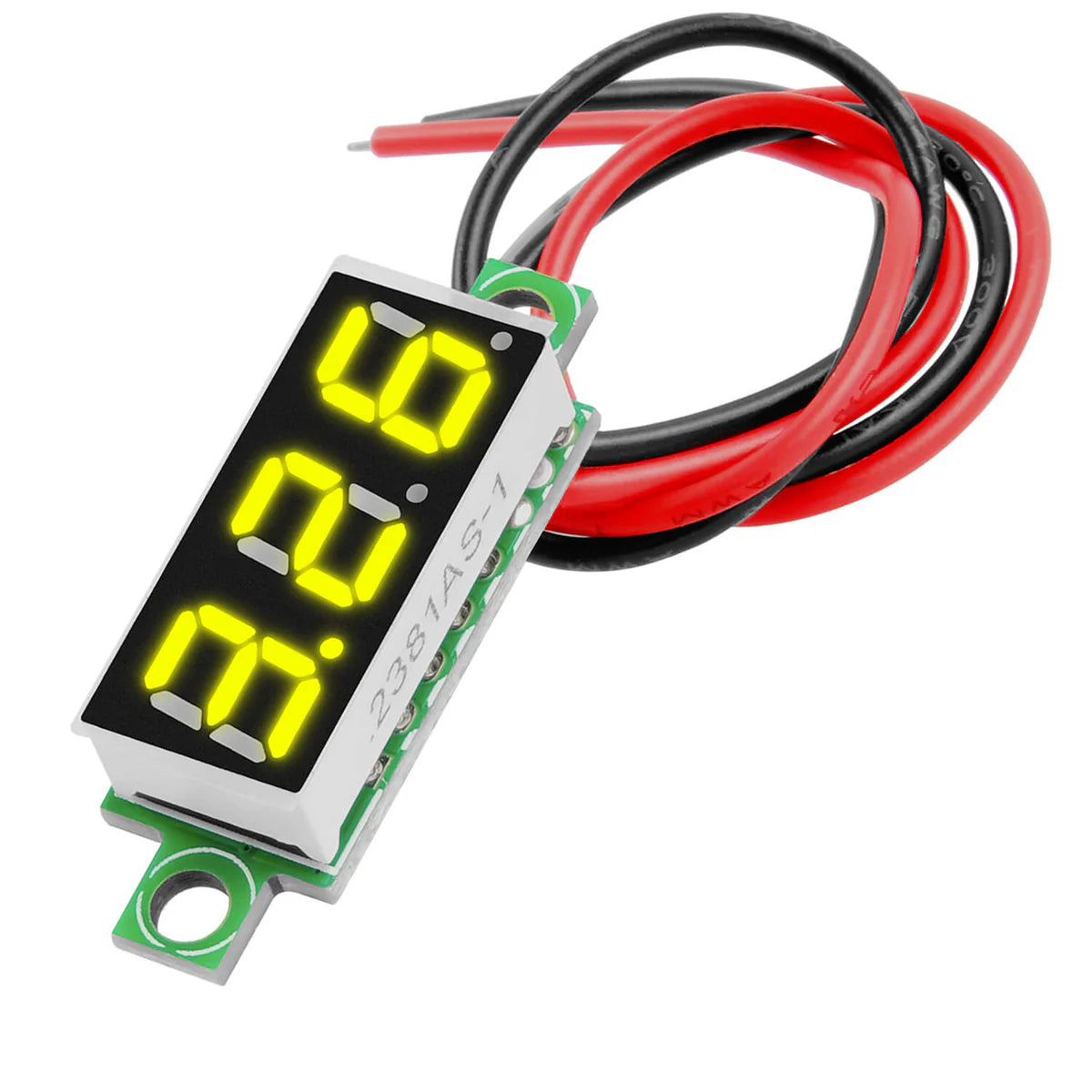 0.28 inch mini digital voltmeter voltage measure with 7 -segment display up to 30V compatible with Arduino