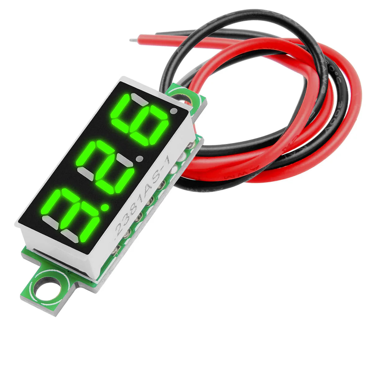 0.28 inch mini digital voltmeter voltage measure with 7 -segment display up to 30V compatible with Arduino
