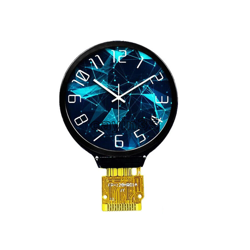 DC 3.3V 1.28 inch TFT LCD Display Module Round RGB IPS HD 240x240 SPI