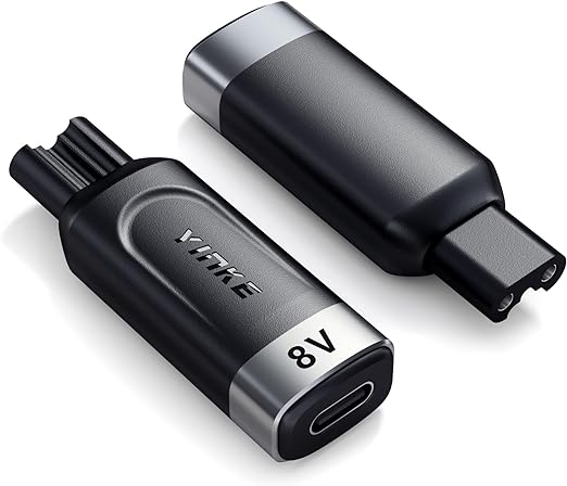 8V HQ850 Type-C Shaver Charger Adapter  Charging Converter for Philips Norelco Oneblade QP2630 QP2530.