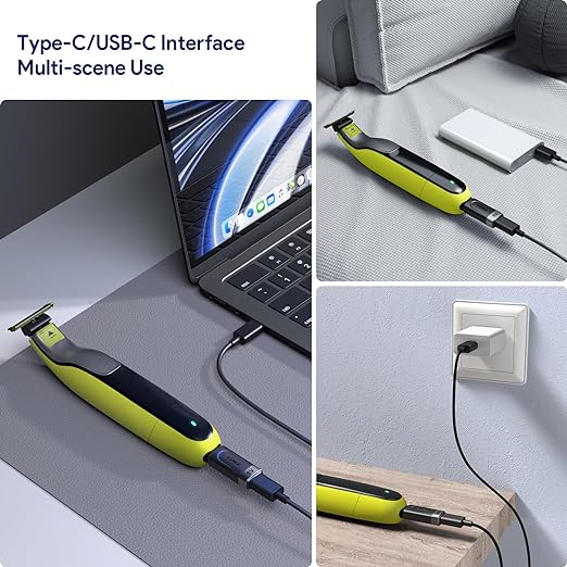 8V HQ850 Type-C Shaver Charger Adapter  Charging Converter for Philips Norelco Oneblade QP2630 QP2530.