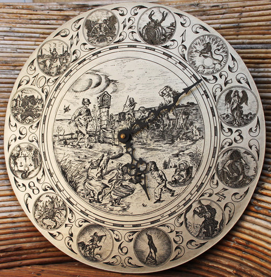 Large vintage wall clock.