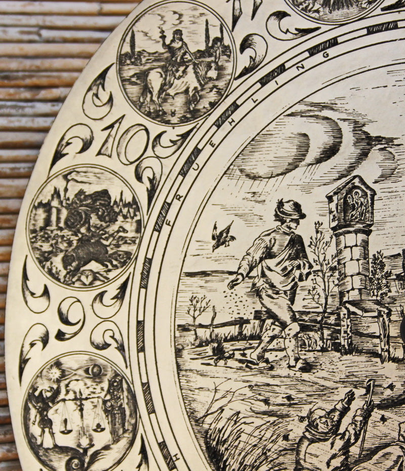 Large vintage wall clock.