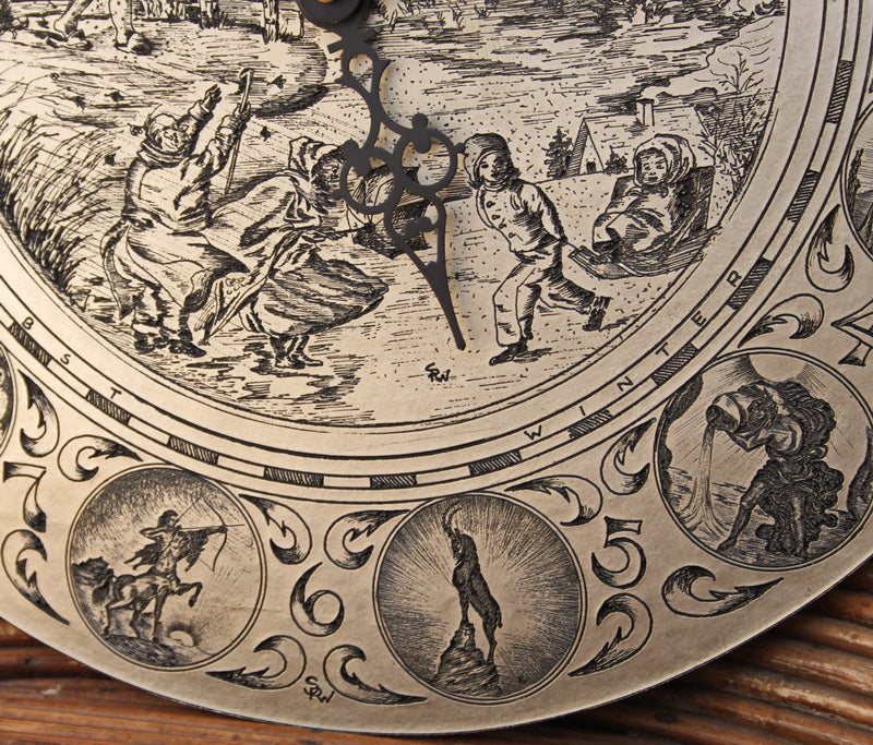 Large vintage wall clock.