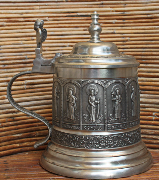 Large vintage tin mug "The 12 Apostles".