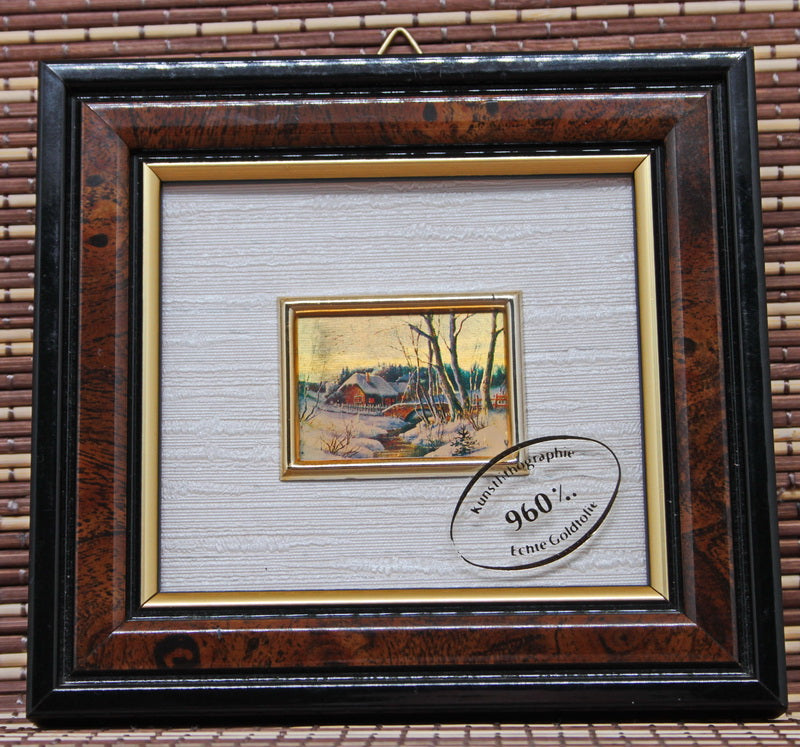 Miniature on gold foil.