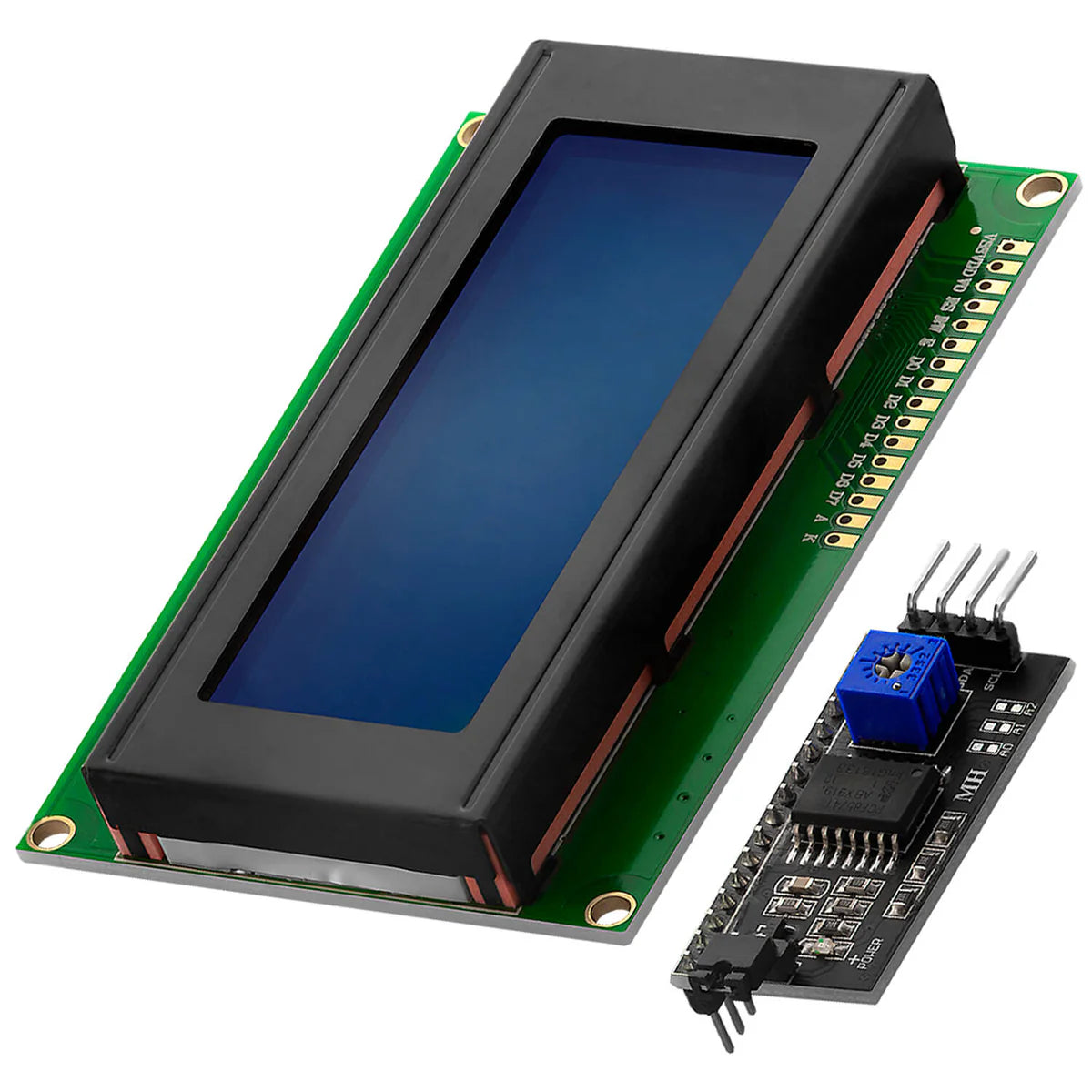 HD44780 2004 LCD Display Bundle 4x20 characters with I2C interface