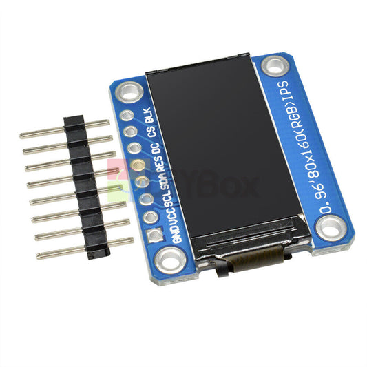 0.96 inch SPI TFT LCD full color display module ST7735 OLED screen
