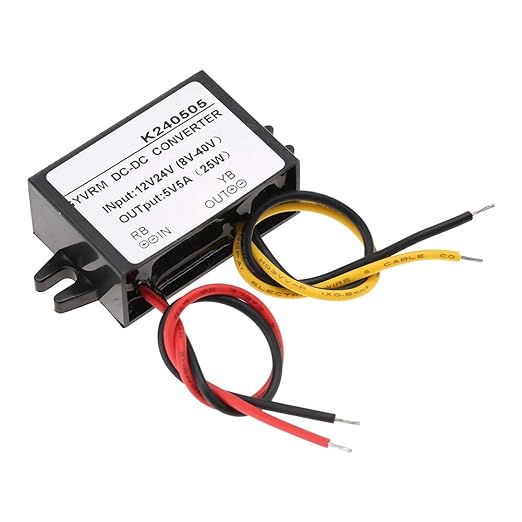 DC 12V-24V to 5V Downward Converter Regulator 5A 25 Watt Voltage Converter