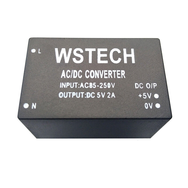 Mini AC-DC Converter. AC 110V 220V 230V to DC 5V 2A Switching Power Supply Module