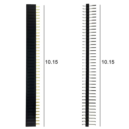 PCB headers 2.54 mm (0.1") 40P