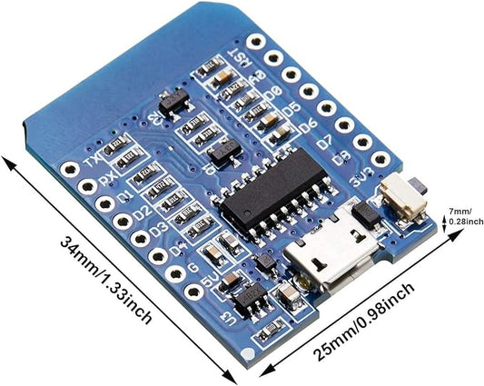 XTVTX ESP32 ESP-WROOM-32 WiFi Bluetooth IoT Development Board 5V Compatible for Arduino