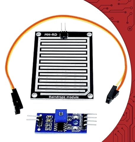 Raindrop Rain Sensor Module Compatible with Arduino