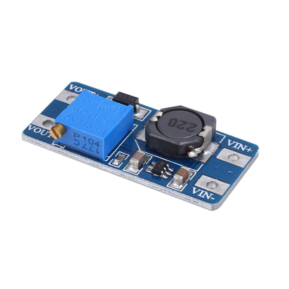 2A Max MT3608 Adjustable 3V/5V to 5V/9V/12V/24V DC-DC Step Up Power Module