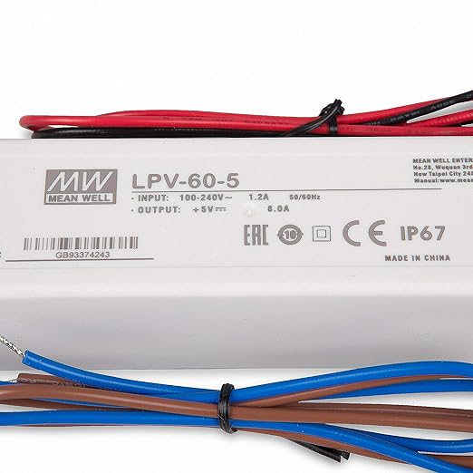 LED Power Supply 40 W 5 V 8 A LPV-60-5 Switching Power Supply