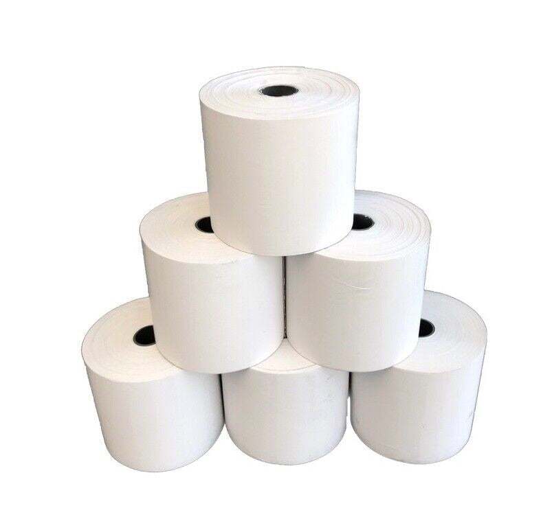 Thermal Roll 110 mm x 25 m x 12 mm.  Certified HKR-Welt® Receipt Rolls Thermal Paper.  Diameter 45 mm