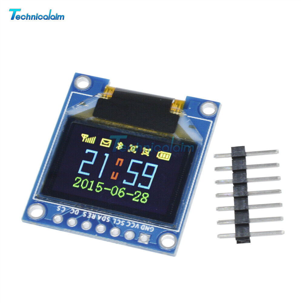 0.95 Inch 7pin Full Color 65K Color SSD1331 SPI OLED Display Module Arduin