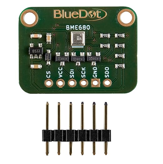 BlueDot BME680 Sensor for Arduino: Temperature, Humidity, Air Pressure and Gas