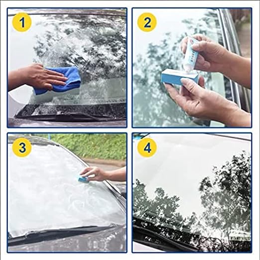 Car Glass Oil Film Cleaner  Car Glass Oil Film Remover Car Polishing Paste Windscreen Cleaning Polishes