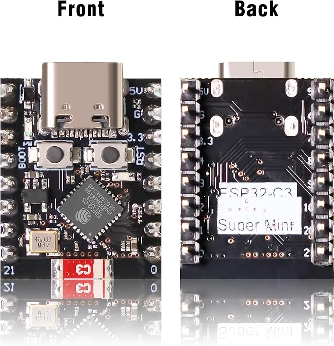 ESP32-C3 Development Board Mini ESP32-C3 Module 400KB SRAM 384KB ROM Supports WiFi Bluetooth Compatible with Arduino