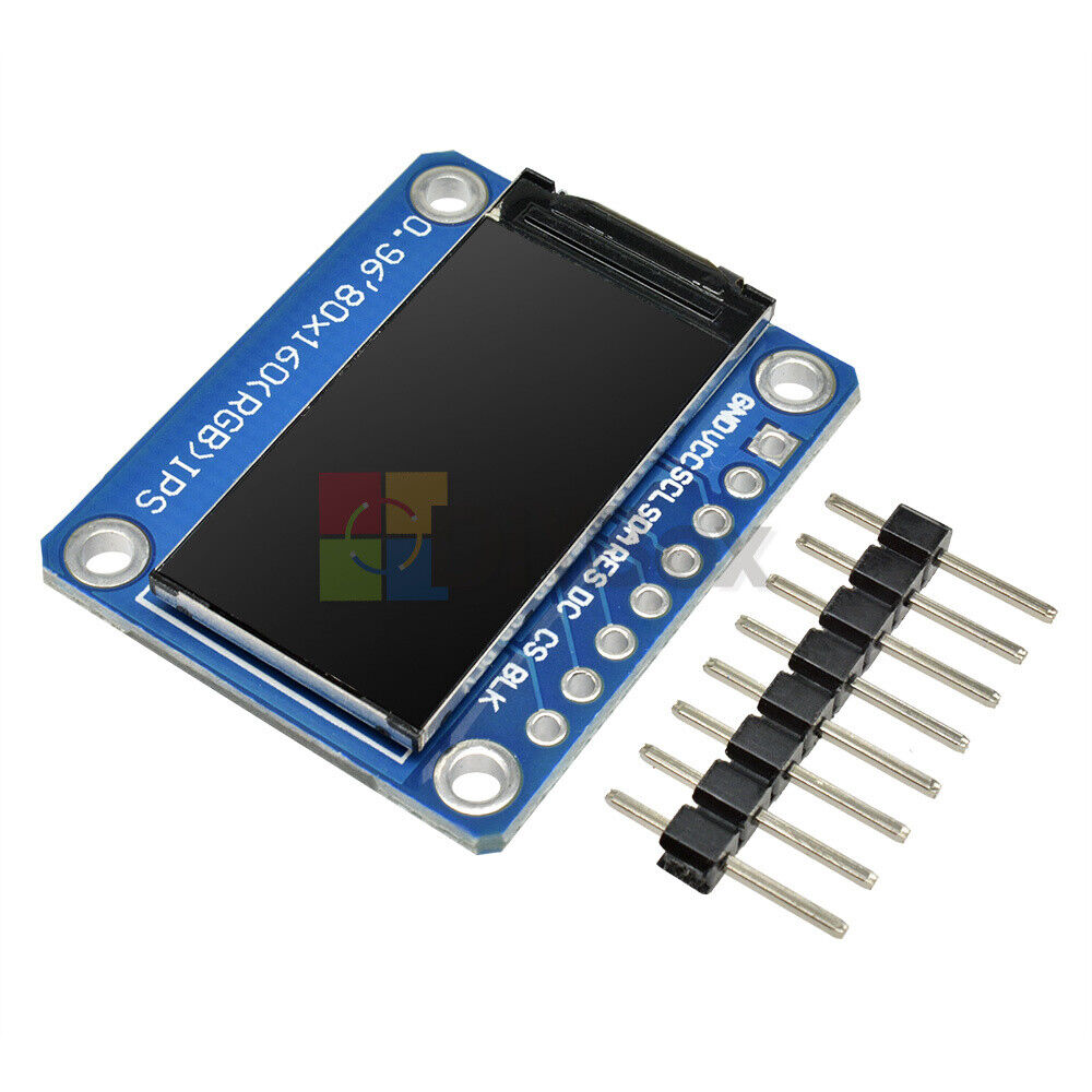 0.96 inch SPI TFT LCD full color display module ST7735 OLED screen