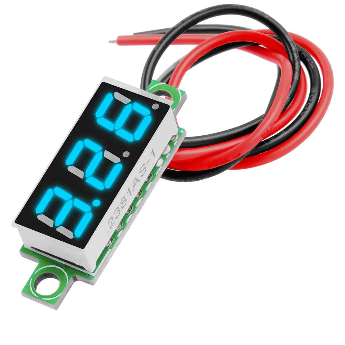 0.28 inch mini digital voltmeter voltage measure with 7 -segment display up to 30V compatible with Arduino