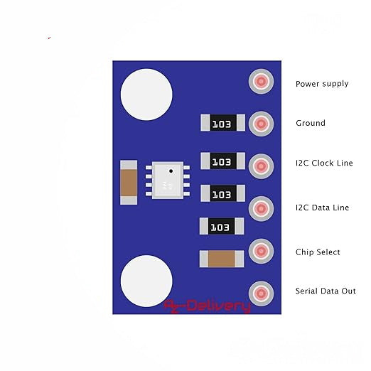 GY-BMP280 Barometric Sensor for Barometric Pressure Measurement Compatible with Arduino and Raspberry Pi