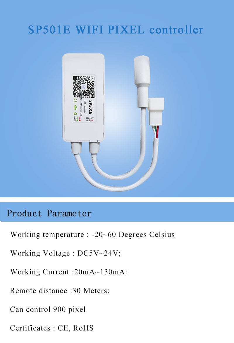 DC LED Controller Wifi SP501E