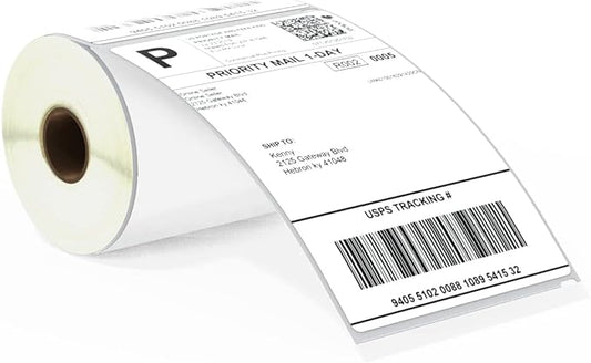 1 Roll S0904980 Self-Adhesive Labels Compatible with DYMO, 104 mm x 159 mm, 2200 Shipping Labels (Extra Large) for LabelWriter and 4XL
