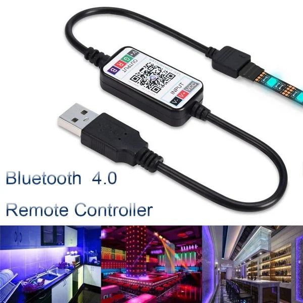 Mini Bluetooth/Wifi LED Controller Remote For 5050 3528 RGB/RGBW LED Strip Light