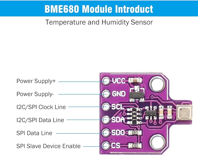 CJMCU-680 BME680 Temperature Humidity Pressure Sensor Module Ultra-small