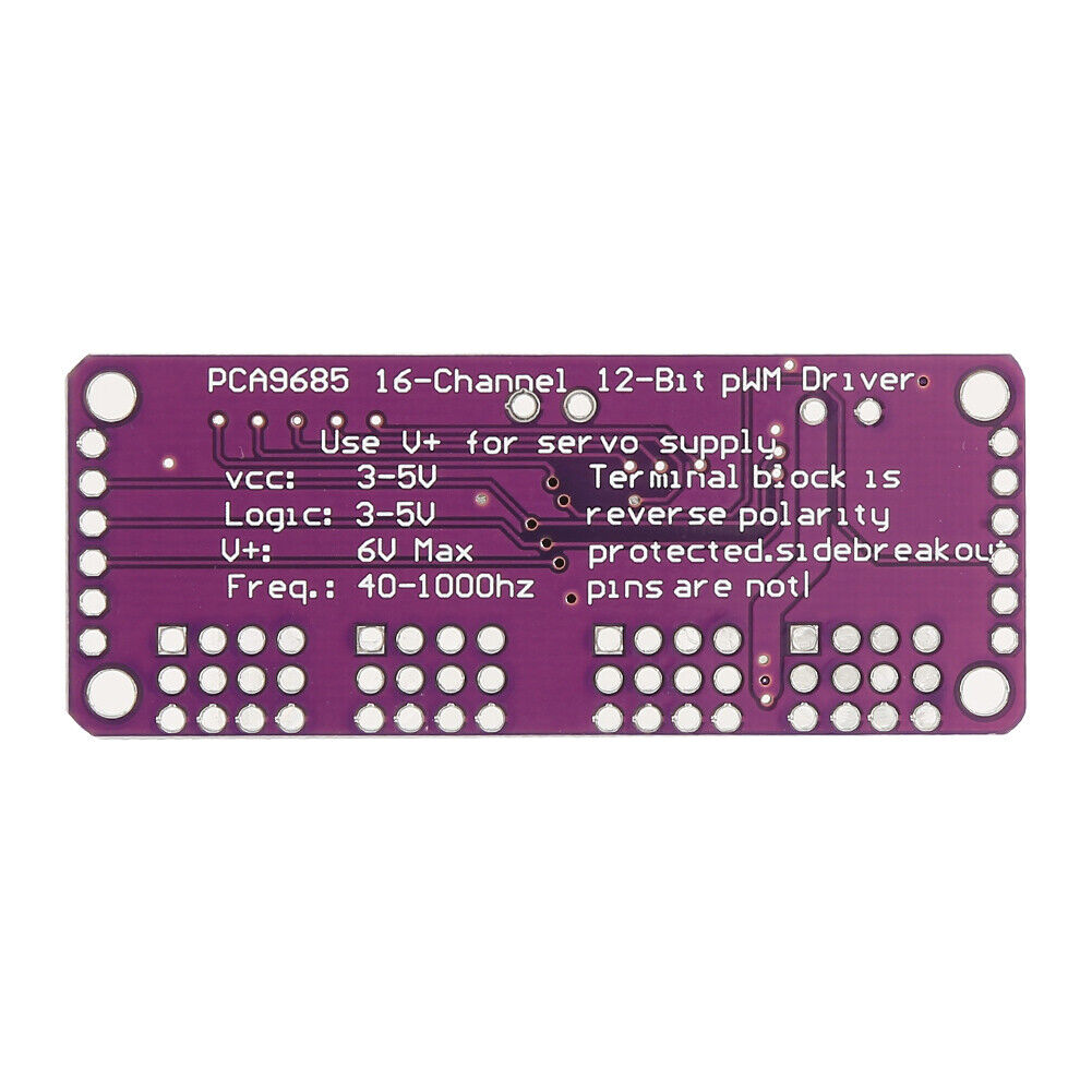 Stable LED Brightness PWM Servo Driver For Raspberry 16 Channel Servo Driver I2C