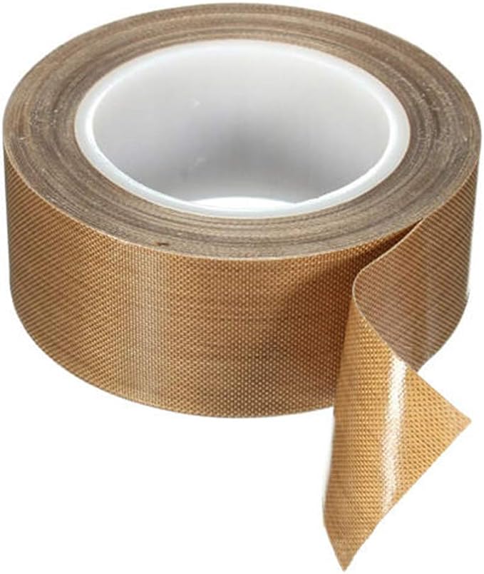 High Temperature Adhesive Tape, PTFE Tape, Teflon Tape, High Temperature Resistant, Vacuum Sealer 25 mm x 30 cm