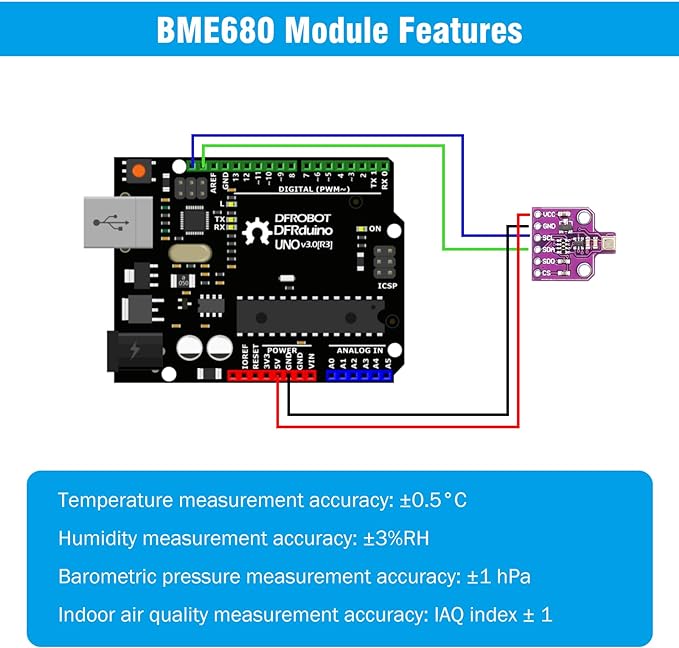 CJMCU-680 BME680 Temperature Humidity Pressure Sensor Module Ultra-small
