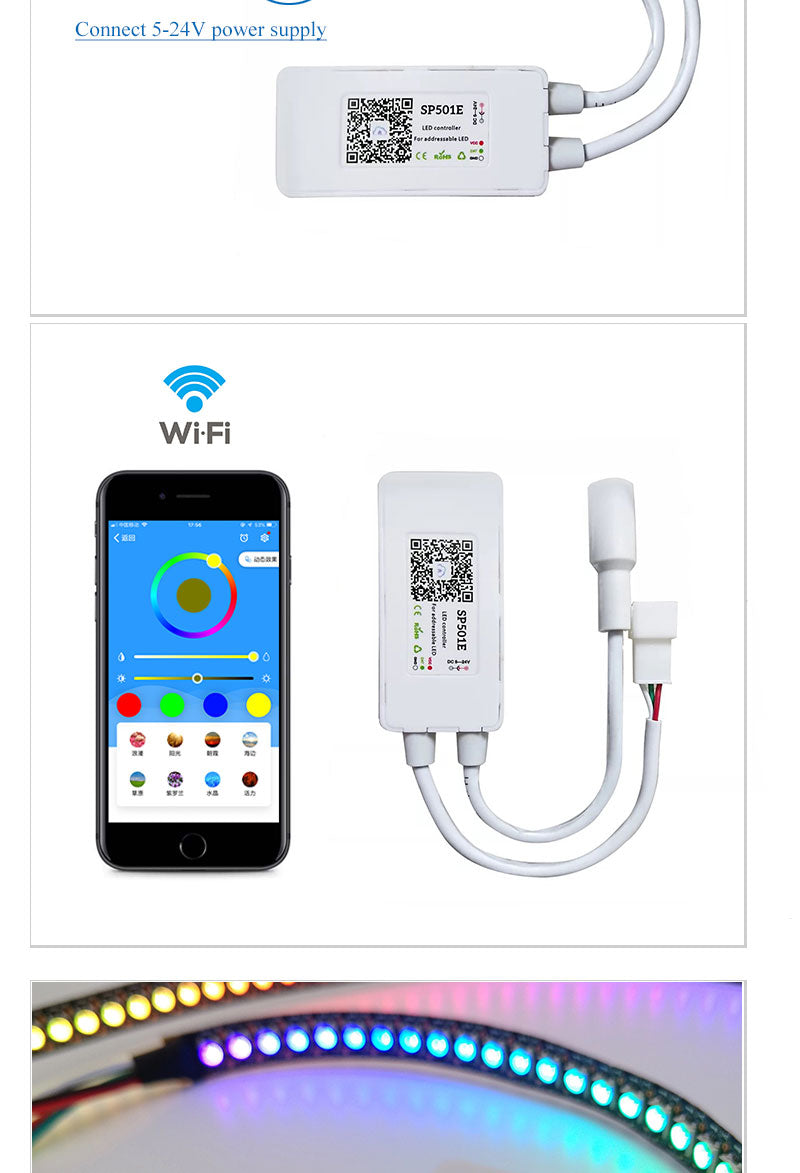 DC LED Controller Wifi SP501E