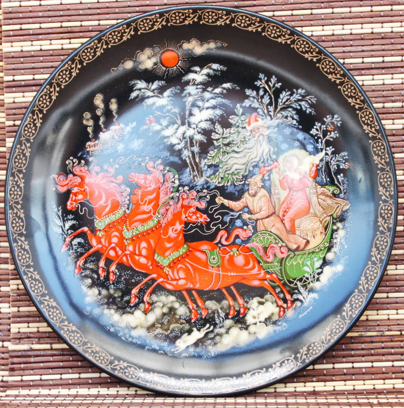 The legendary series "Russian Fairy Tales". Decorative wall plates