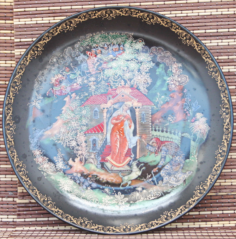 The legendary series "Russian Fairy Tales". Decorative wall plates