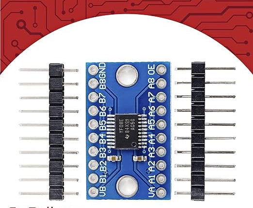 Compatible with TXS0108E Logic Level Converter 8 Channel Compatible with Arduino and Raspberry Pi