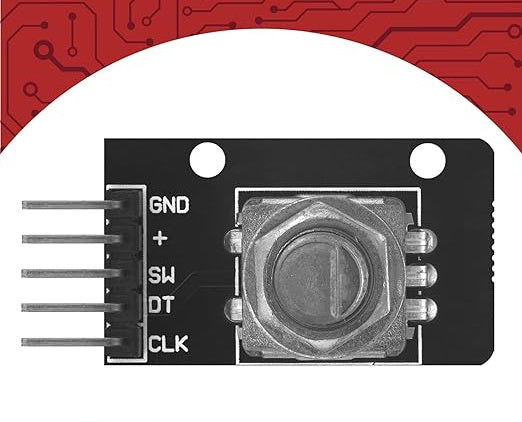 KY-040 Rotary Encoder, Module Compatible with Arduino
